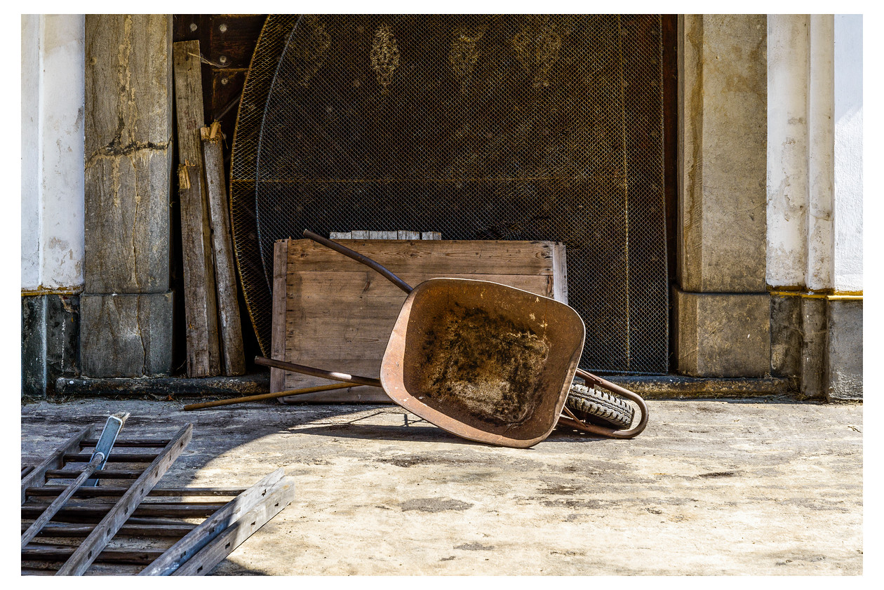 Wheelbarrow - Czech Republic 
 Keywords: Ewan Mathers, Fine Art, Fine Art Images, Fine Art Photographer, Fine Art Photography, https://ewanmathers.com, Photographer, Photography, Prints, Scotland, Europe, Still Image